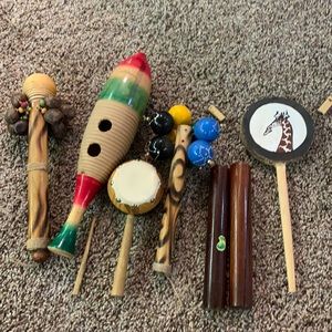Bundle authentic cultural music instruments